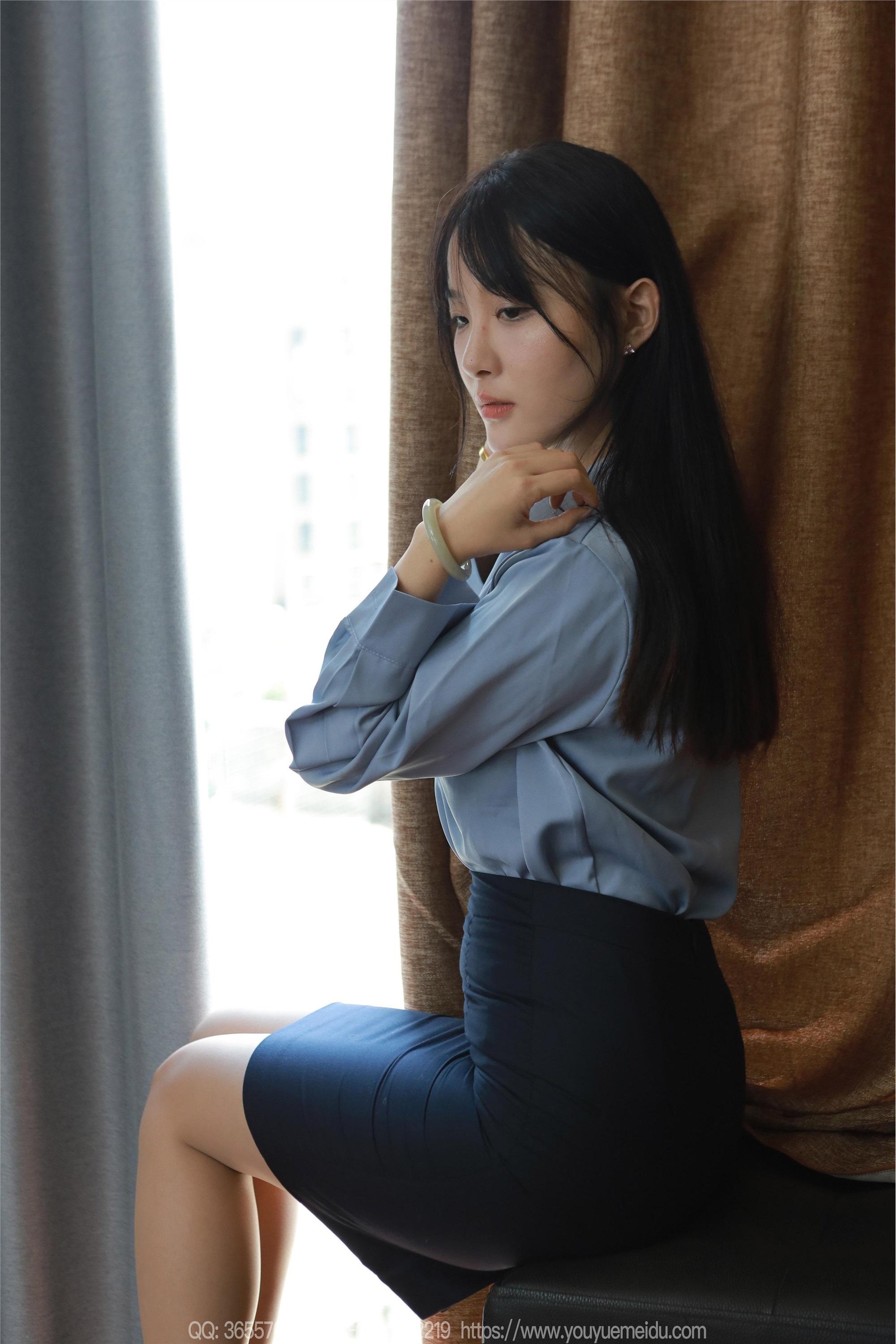 IESS异思趣向  2024.09.04 丝享家 1837 婉萍《蓝色衬衣》